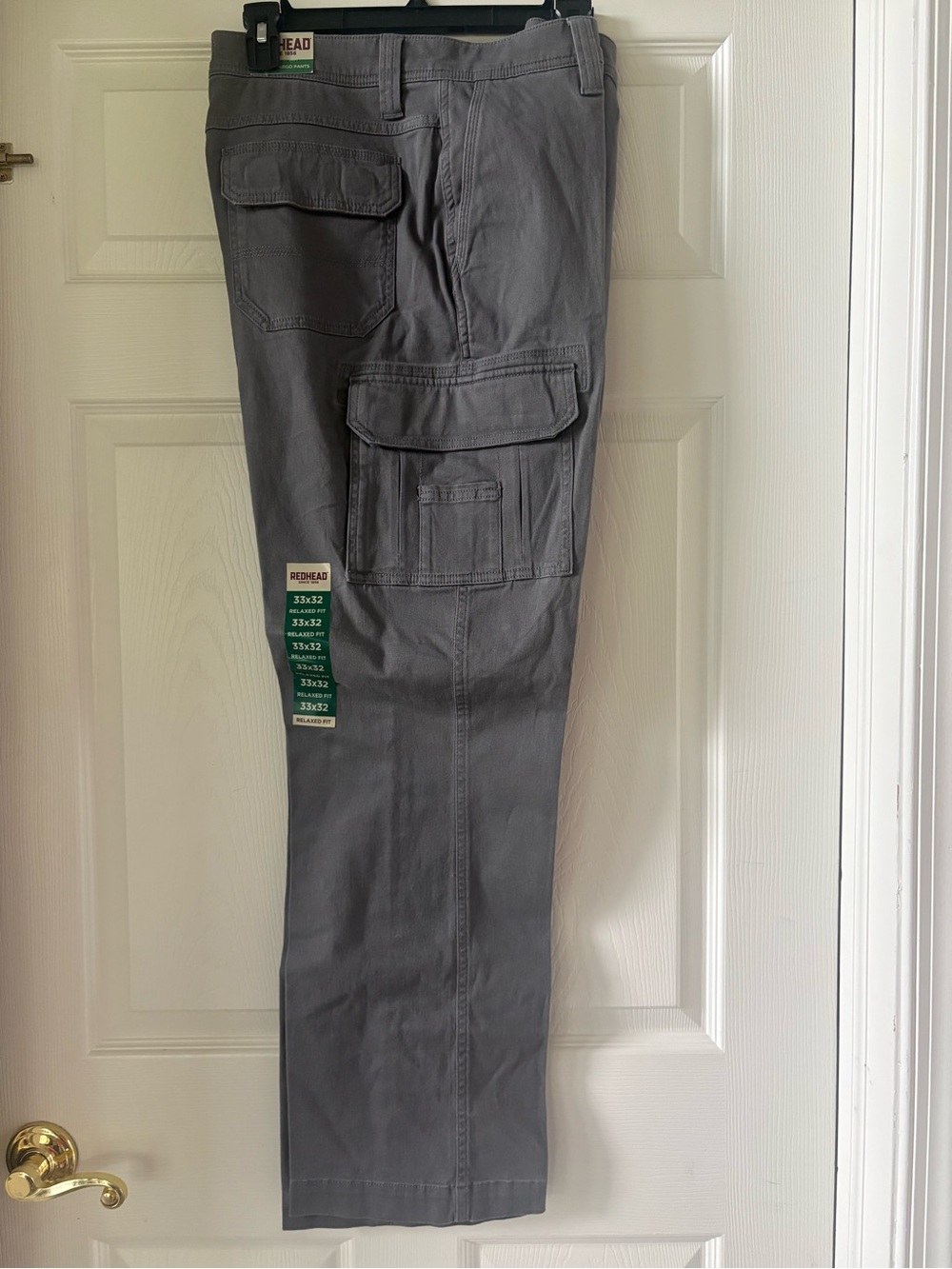 Bass Pro Shops (Redhead) Gray Men's Cargo Pants with Multi Pockets